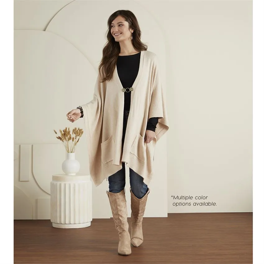 Alani Lightweight Cardigan with Pockets - Oatmeal