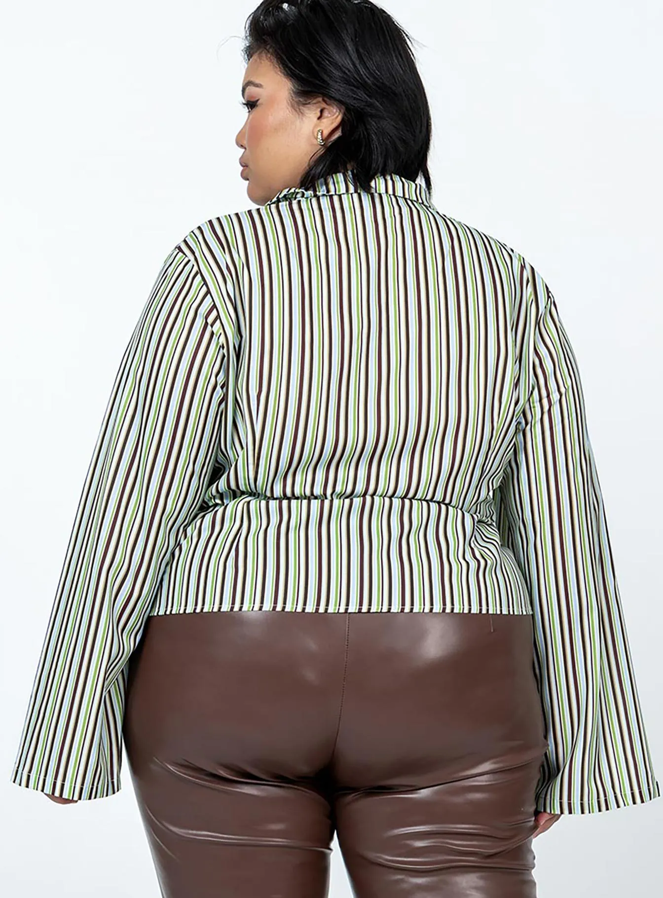 Anni Stripe Shirt Multi Curve