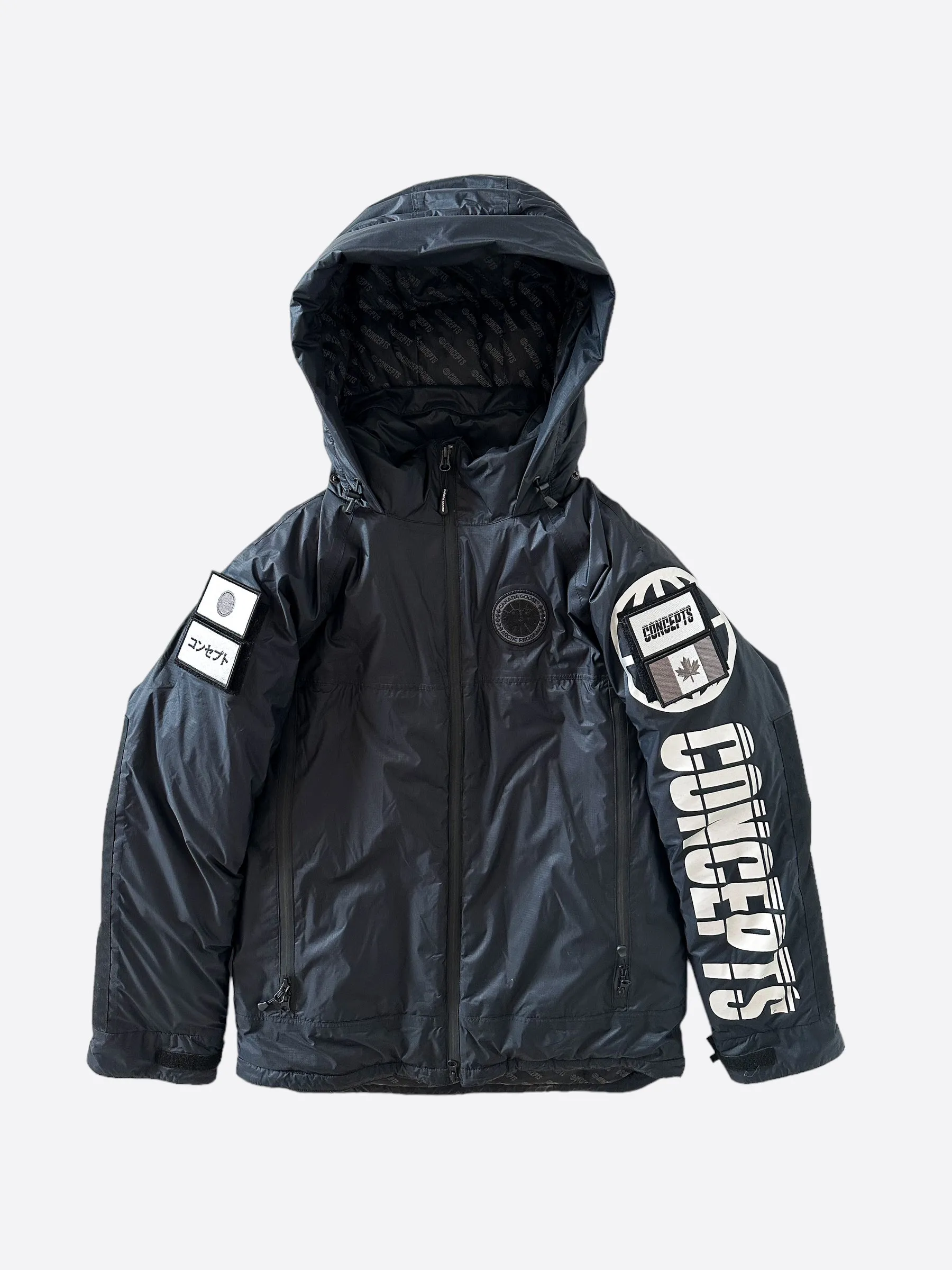 Canada Goose Concepts Black Reflective Patches Denary Jacket