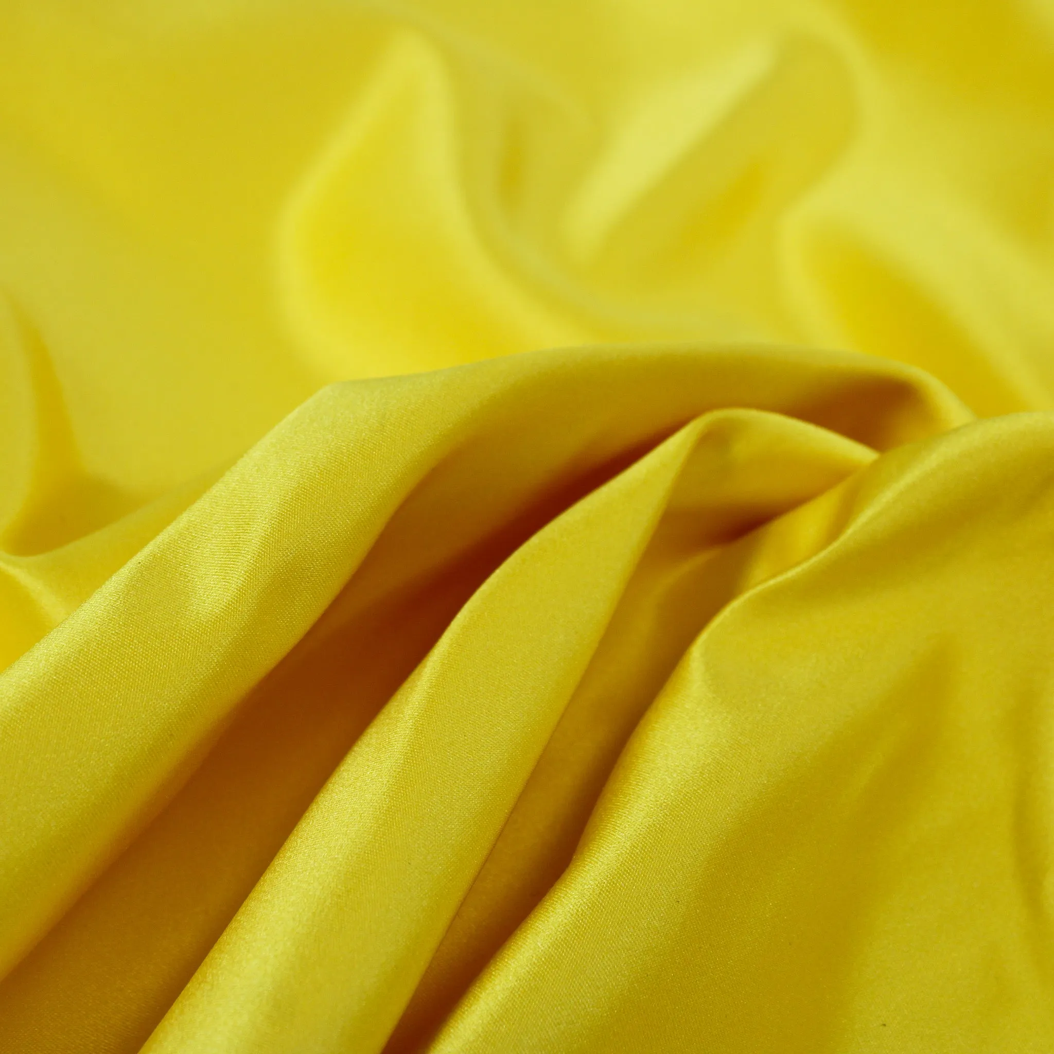 CANARY YELLOW DUCHESS SATIN