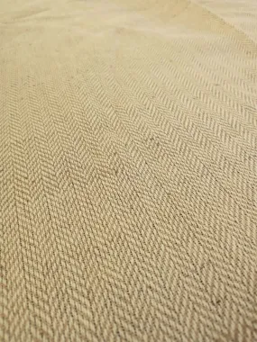 EHANI HERRINGBONE WEAVE ~ Nettle& Cotton Fabric handwoven