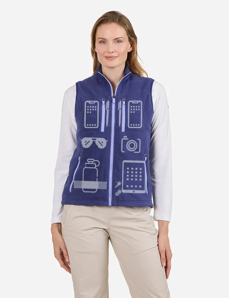 Fleece Crest Vest for Women