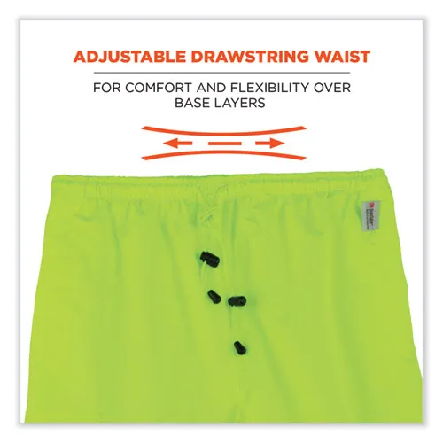 Glowear 8915 Class E Hi-vis Rain Pants, 3x-large, Lime, Ships In 1-3 Business Days