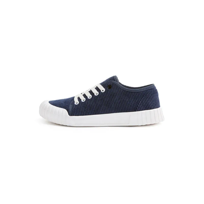 GOOD NEWS LONDON Rhubarb Low - Navy Corduroy