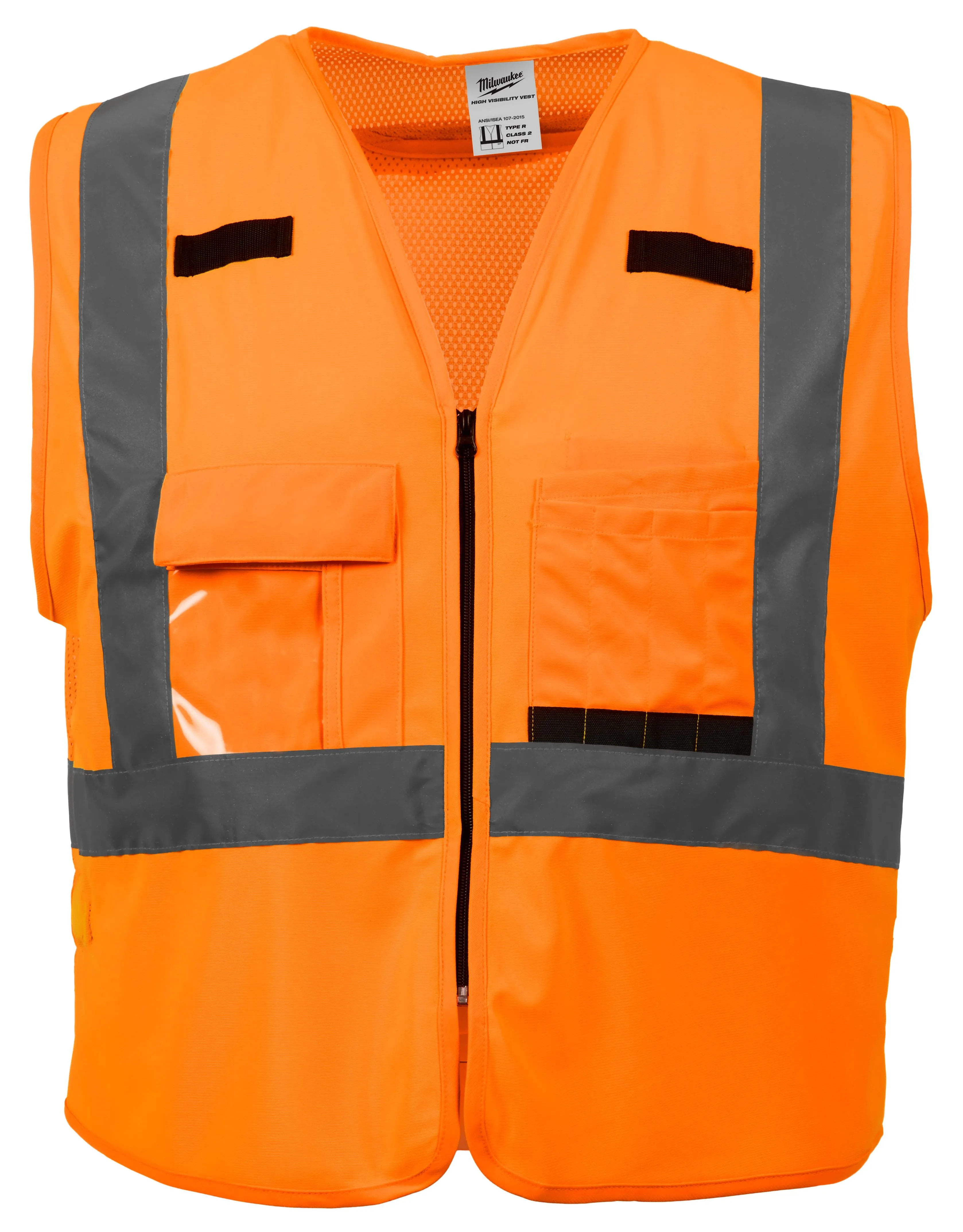 Hi-Vis Vest - Milwaukee® Class 2 High Visibility Safety Vest, 12 Pack, 48-73-50