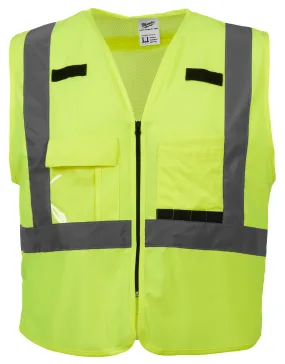 Hi-Vis Vest - Milwaukee® Class 2 High Visibility Safety Vest, 12 Pack, 48-73-50