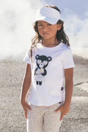 Huxbaby Heart Bear Kids T-Shirt (Size 6/12M left)