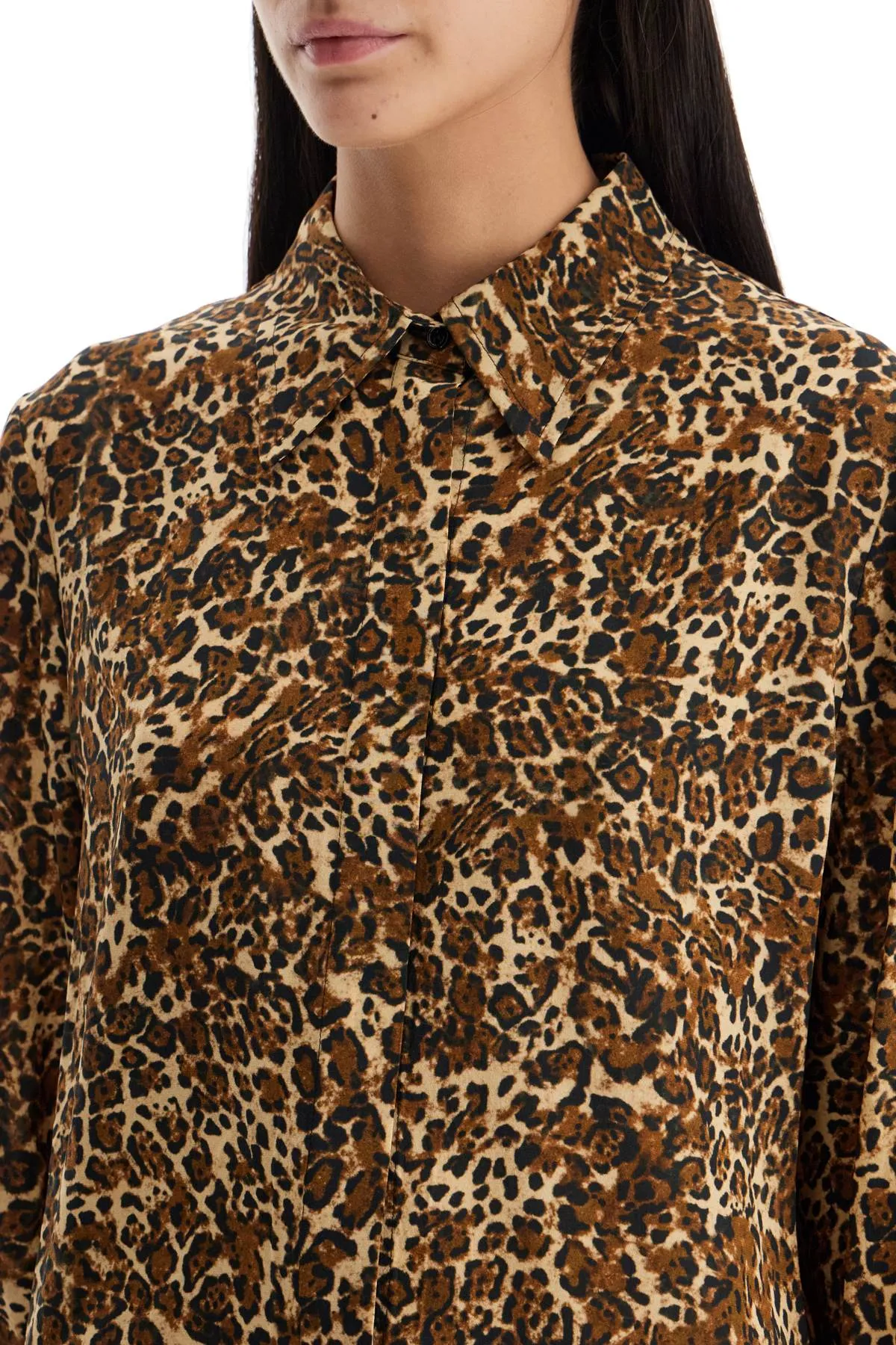 Isabel Marant Teysa Silk Leopard Print