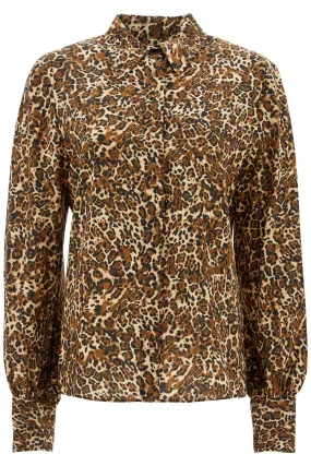 Isabel Marant Teysa Silk Leopard Print