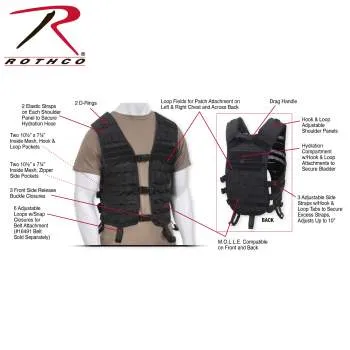 Lightweight MOLLE Utility Vest