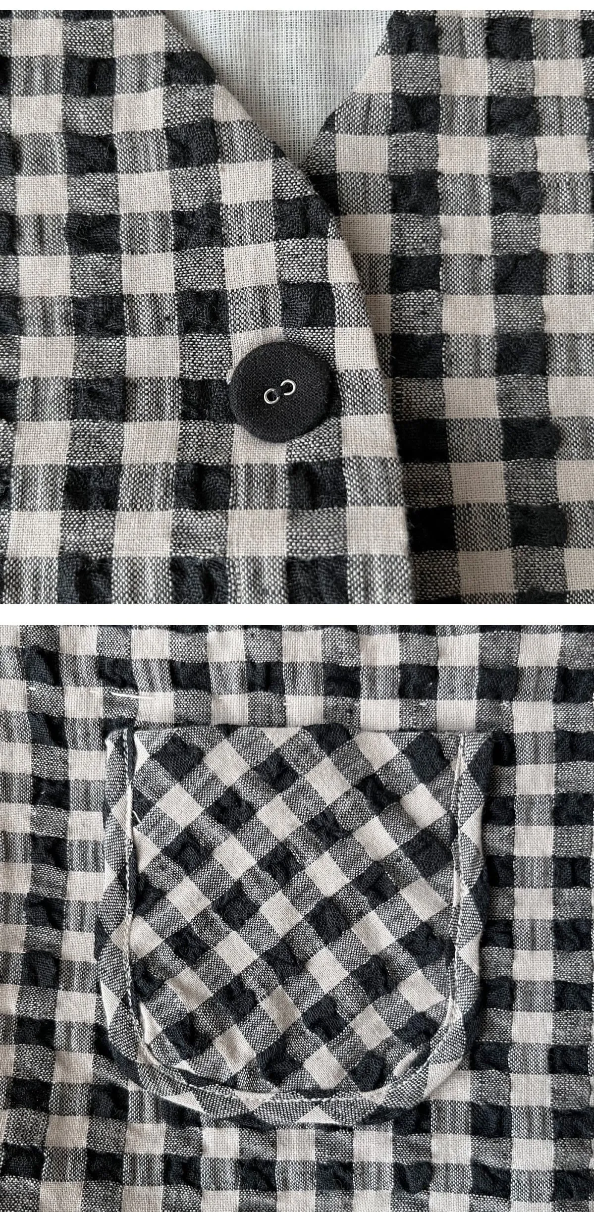 Linen Check Jacket_2Colours