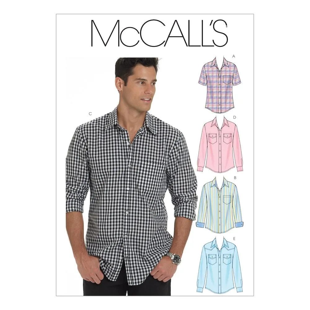 McCall's Pattern M6044 Men's Shirts