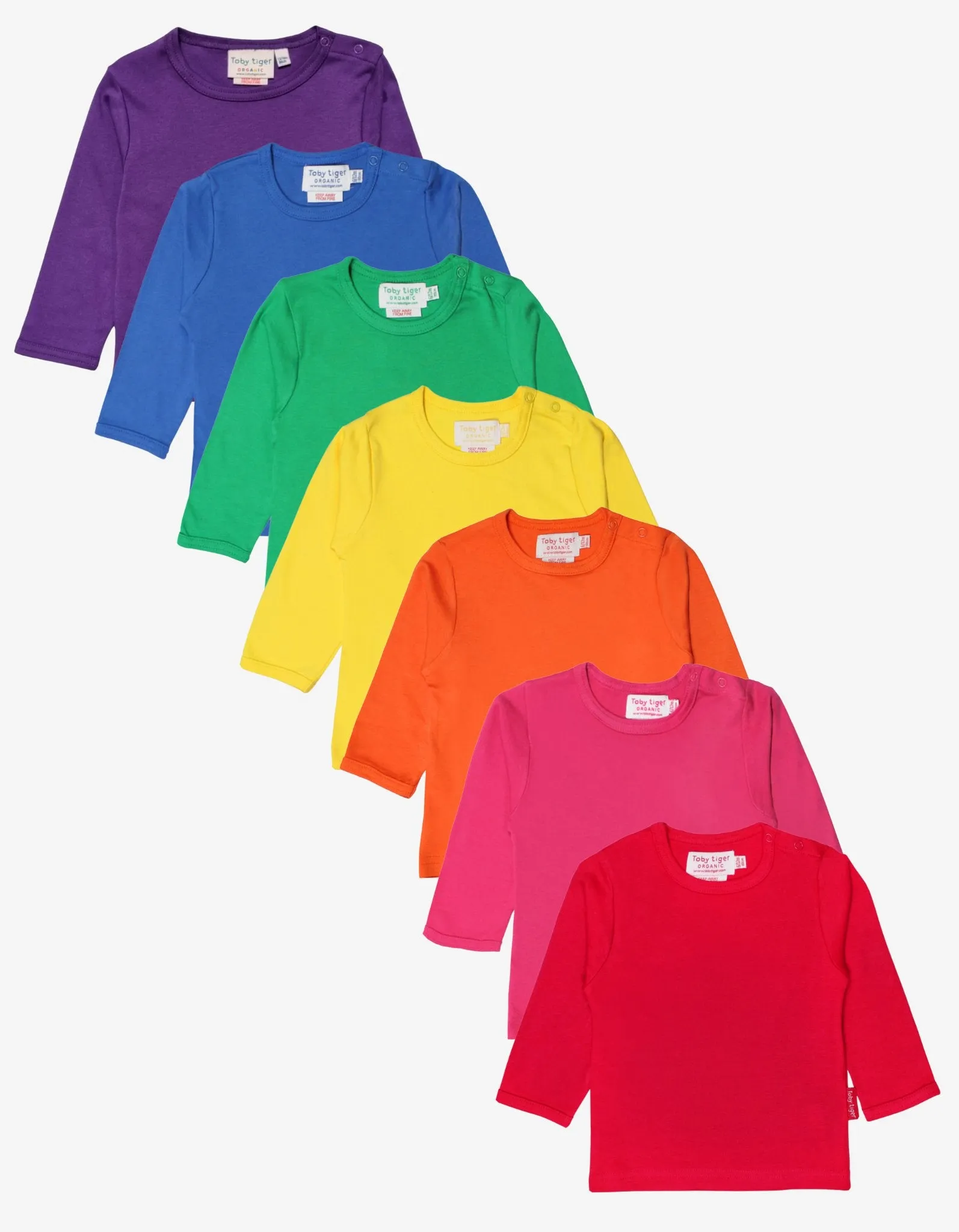 Organic Basic Long-Sleeved T-Shirt Bundle (2-3y / 98cm)