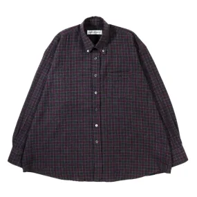 OUR LEGACY BORROWED BD SHIRT SOPHOMORE CHECK RURAL WOOL