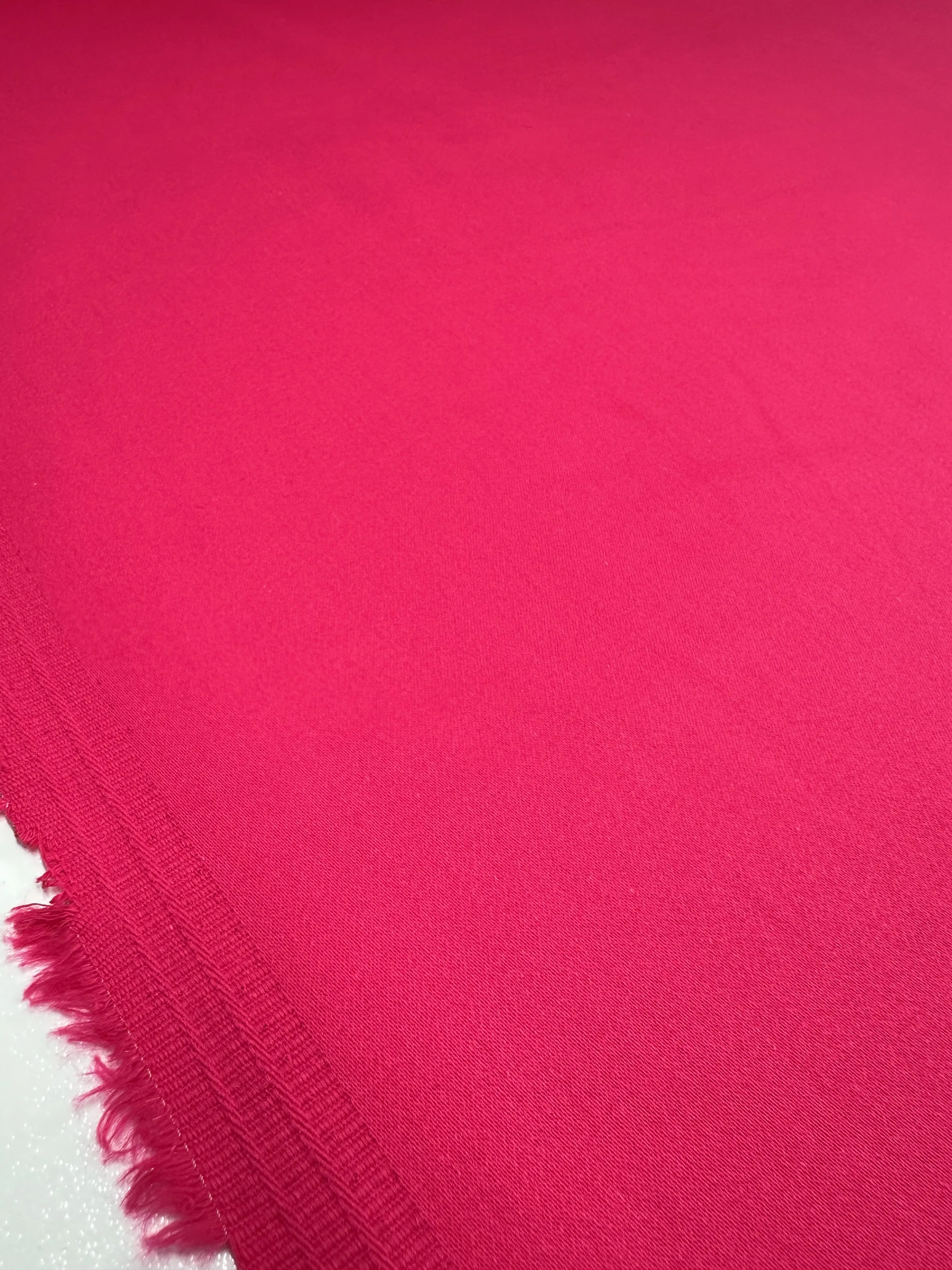 Plain Sateen - Rose Red - 140cm