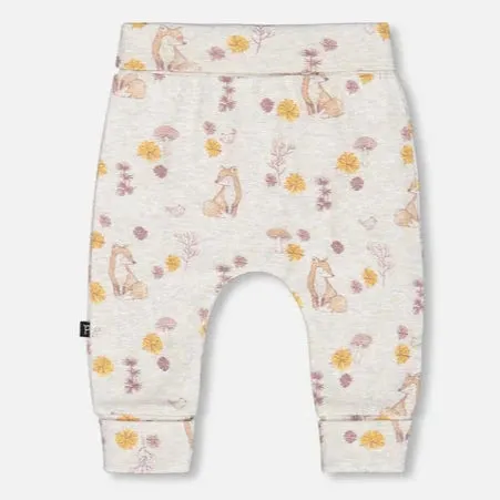 Printed Fox Organic Cotton Pants