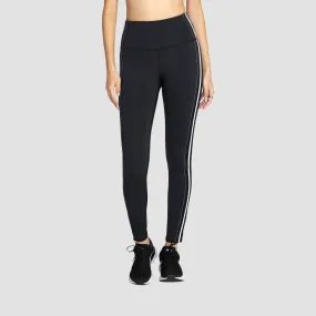 RVCA Va Sport Elastic Side Workout Leggings Black - Womens