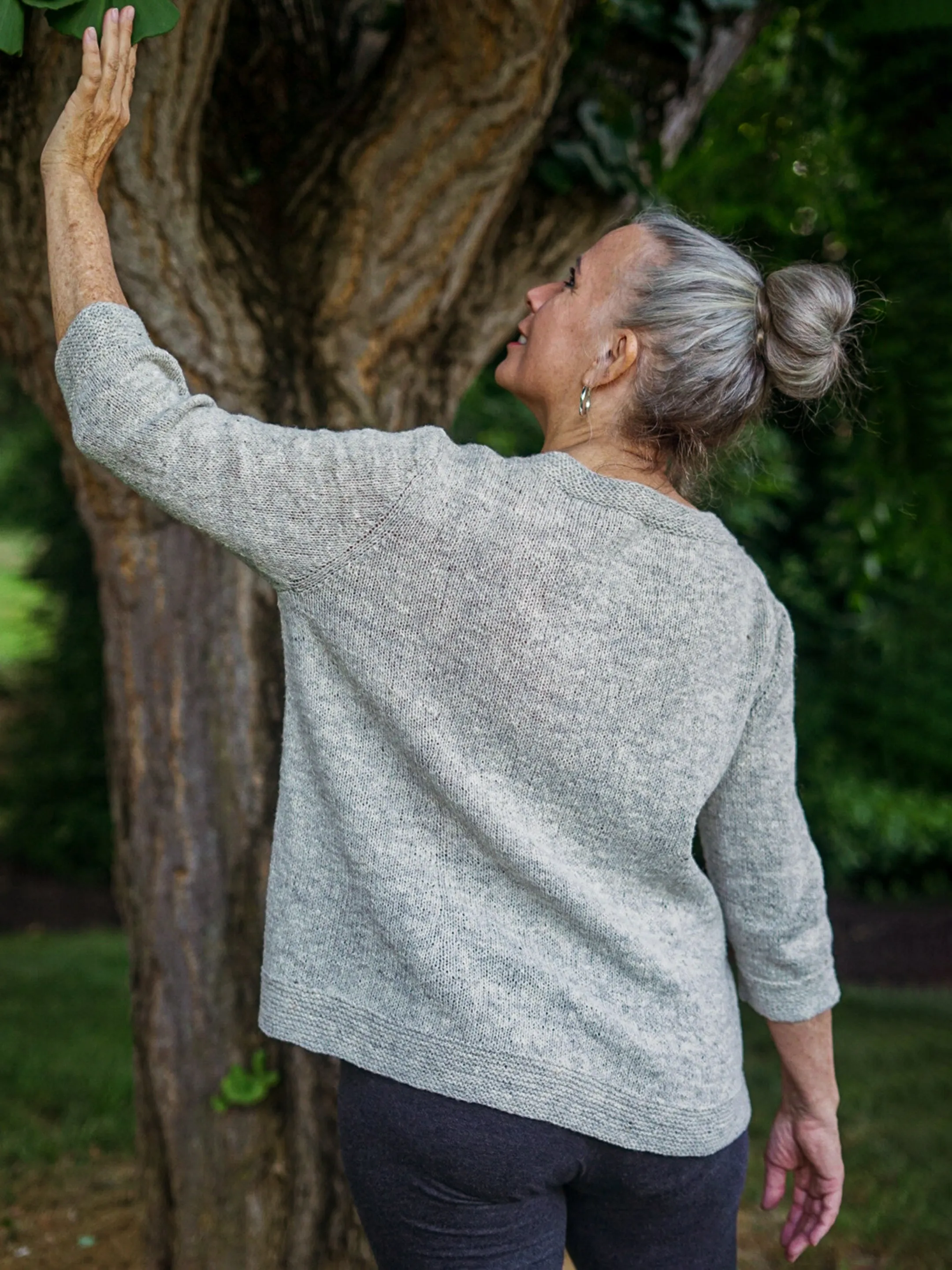 Salt & Pepper elbow-length sleeve <br/><small>knitting pattern</small>