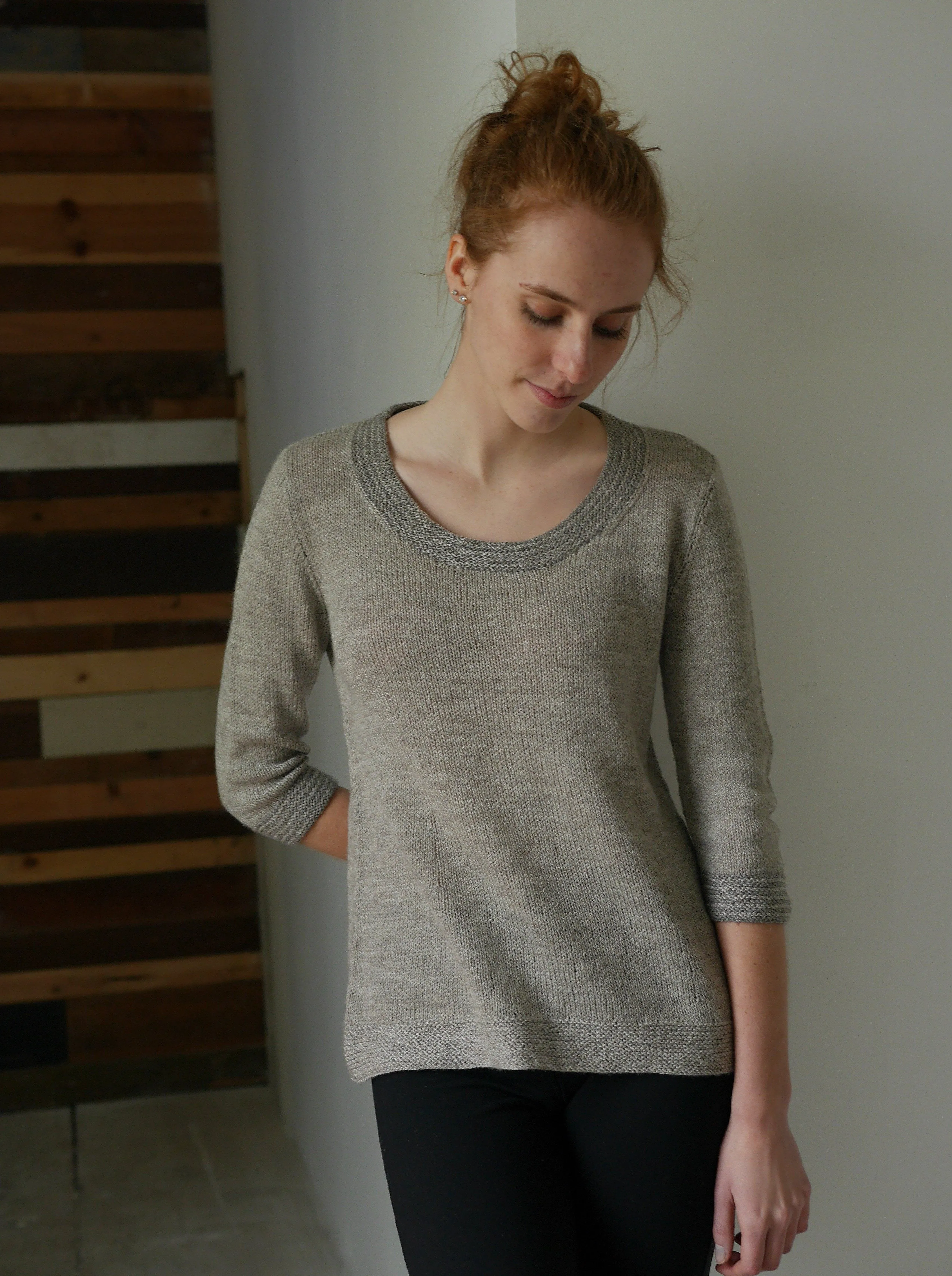 Salt & Pepper Tank Top <br/><small>knitting pattern</small>