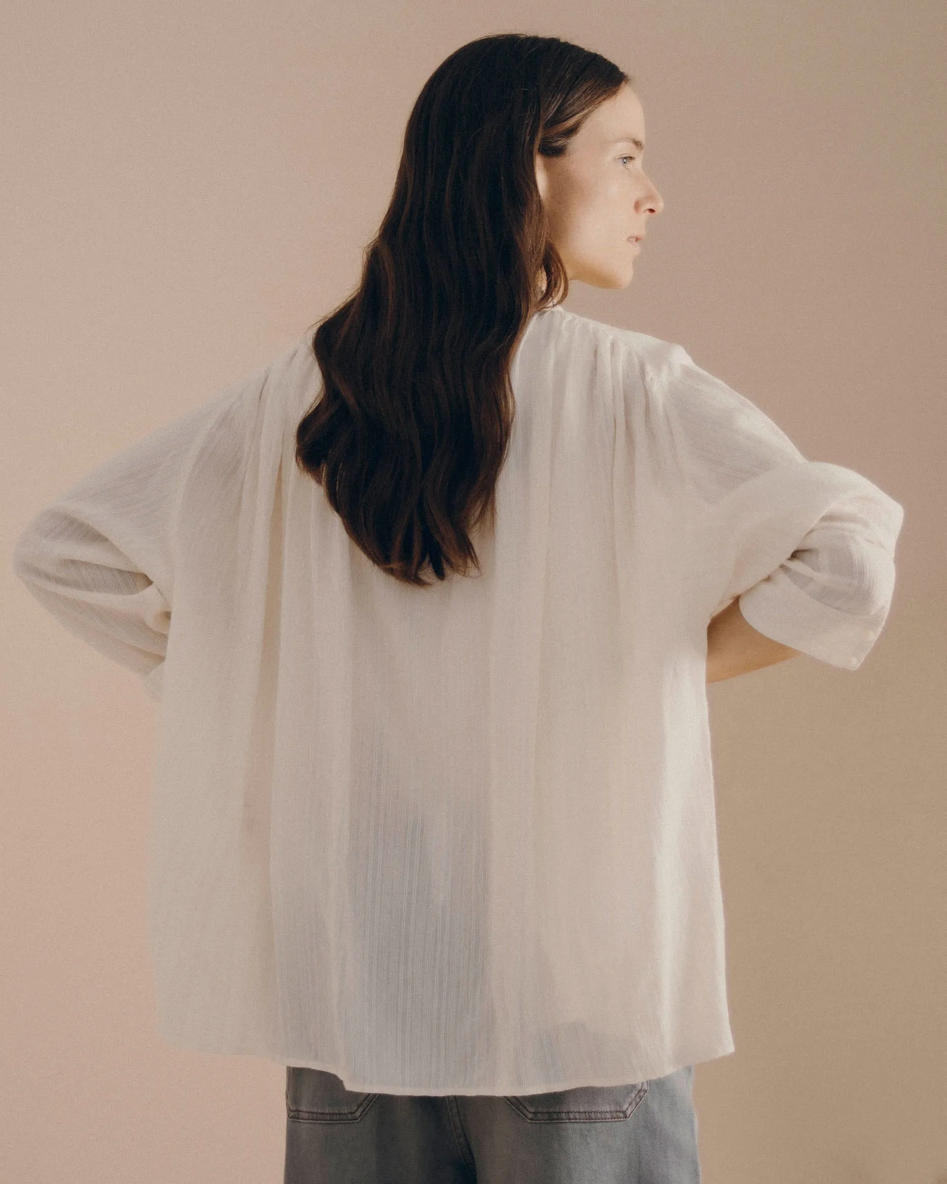 Stael Shirt in Fleur De Sel