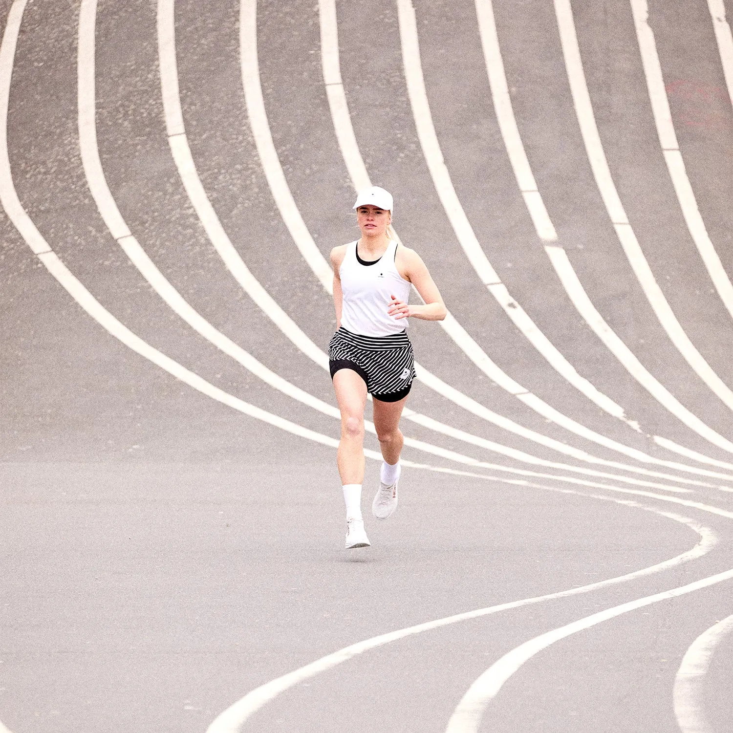 Stripe 2 in 1 Pace Shorts 3''