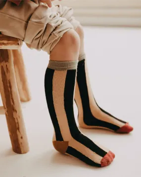 Stripe Knee High Socks