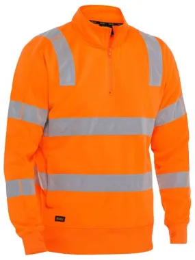 Taped Hi Vis 1/4 Zip Pullover - BK6814T