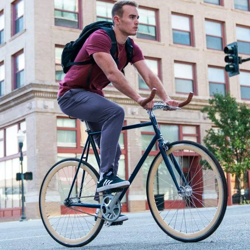 Urban Cycling Commuter Bike to Work Pants - Khaki