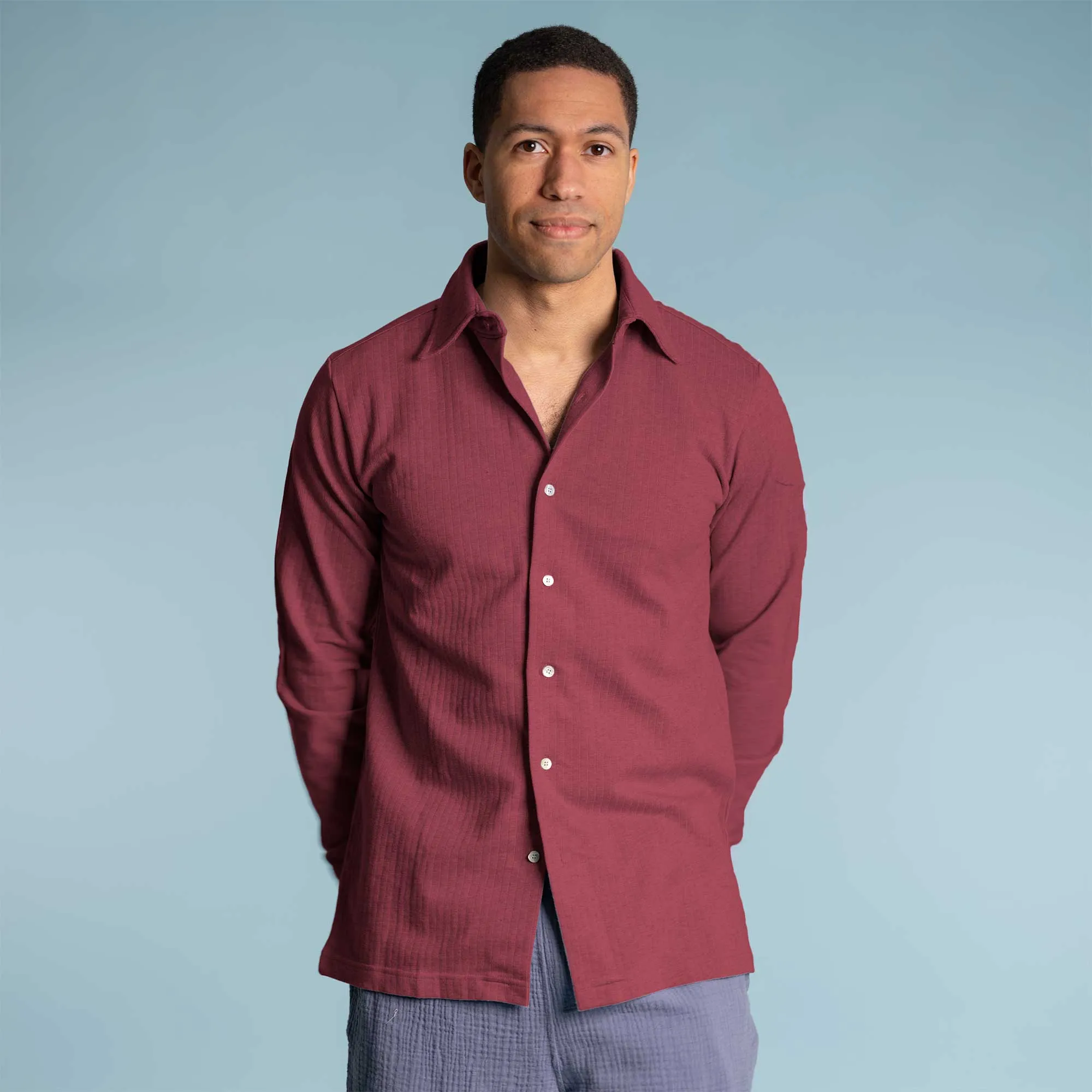 URBAN SOPHISTICATE 100% Organic Cotton Knit Over/Shirt (Unisex) (Closeout) (Final Sale)