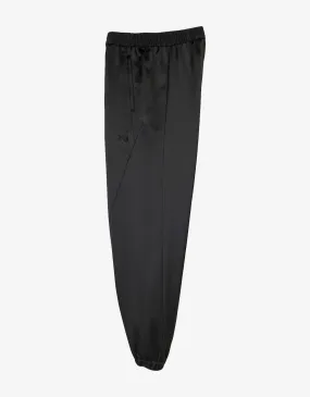 Y-3 Black Logo Seersucker Track Pants